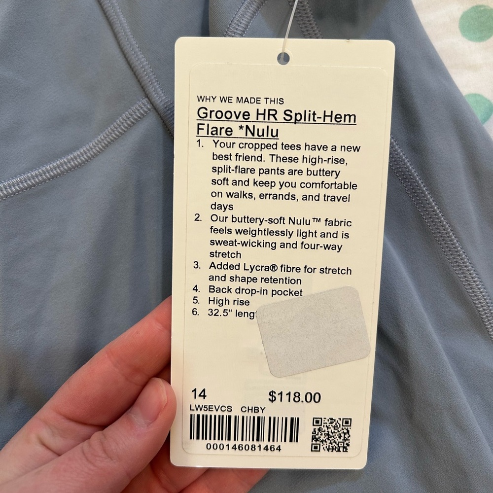 NWT Lululemon mini flare leggings - Picture 5 of 7